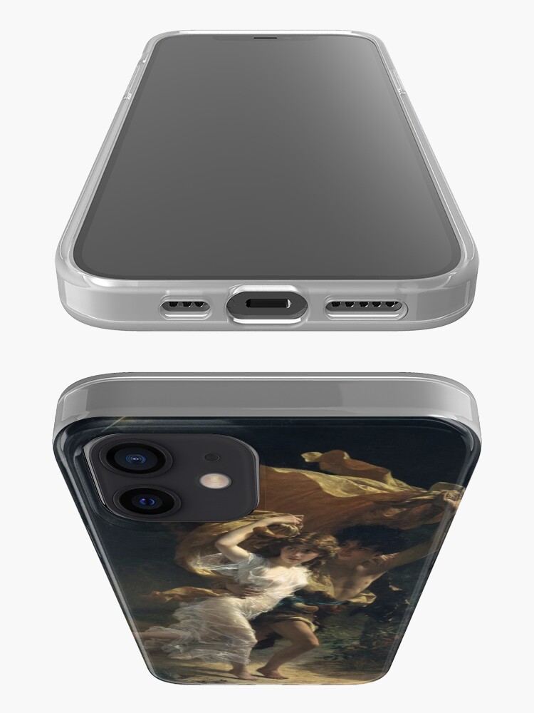Alternate view of The Storm, Pierre-Auguste Cot, Date: 1880 iPhone Case