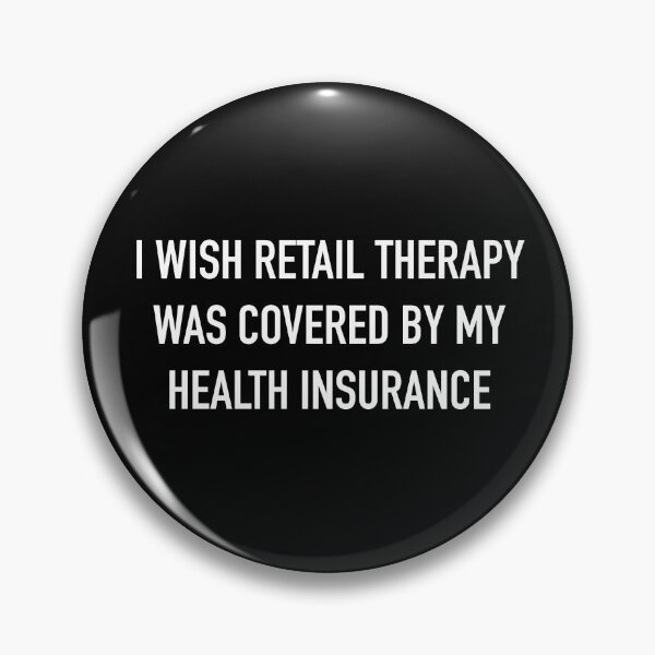 Item preview, Retail therapy funny meme quote designed and sold by PG Illustration.