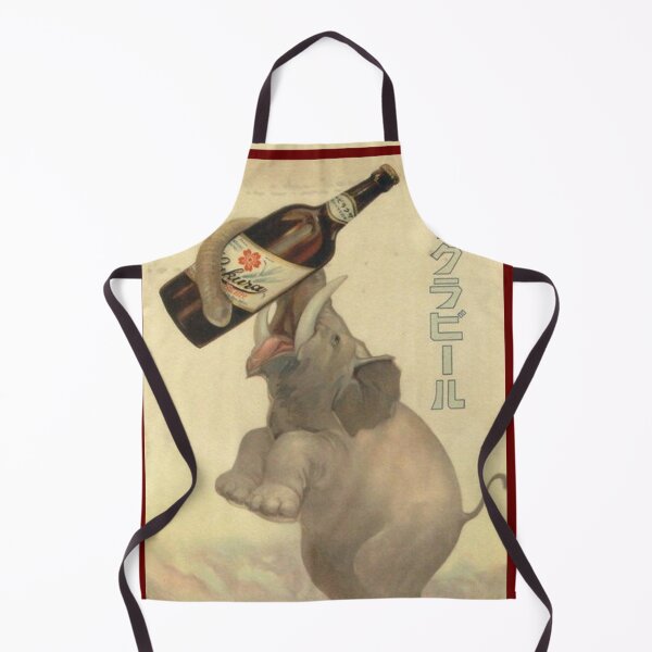 Item preview, Vintage Japanese Beer Advertisement - Sakura Beer Elephant designed and sold by UN-labelledGirl.