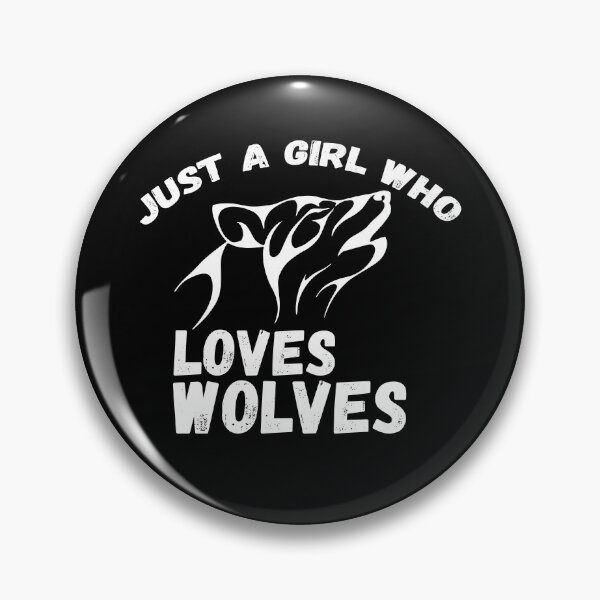 Item preview, Just A Girl Who Loves Wolves designed and sold by jacks-tees.