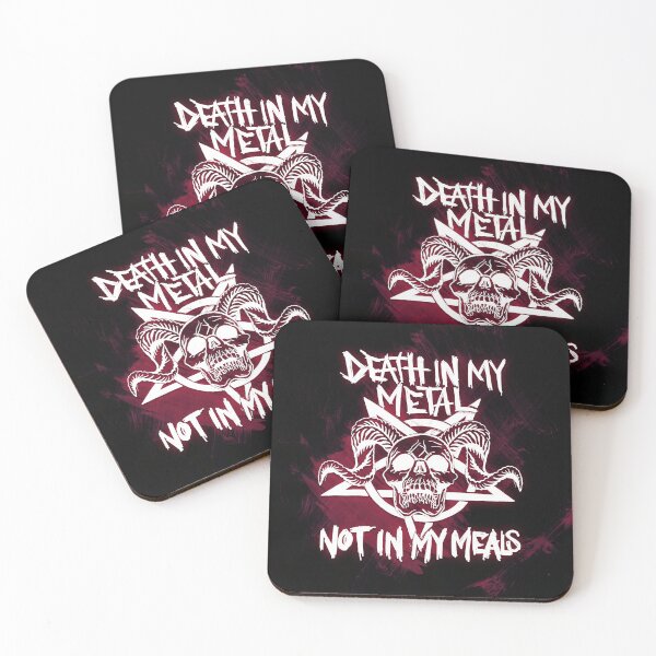 Item preview, Vegan Metalhead - Death in my Metal, Not in my Meals designed and sold by RAWWR.