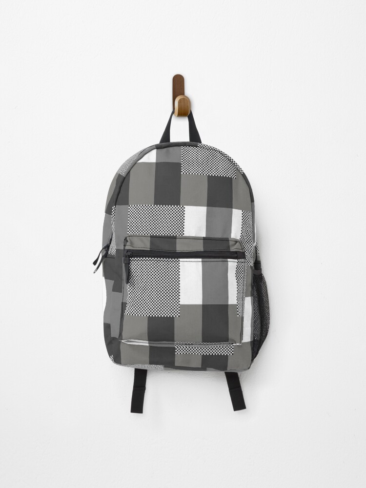buffalo check backpack
