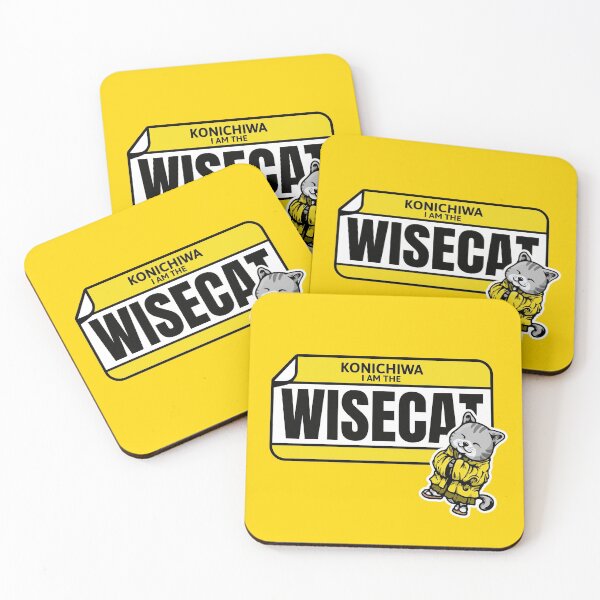 Item preview, Wisecat Know Everything (Konichiwa i am the wisecat) designed and sold by MADINKSHOP.