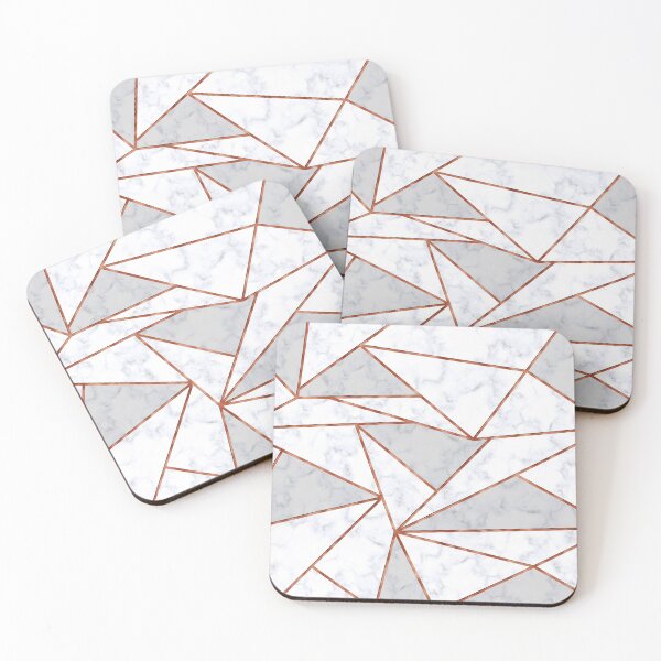 Item preview, White Marble Tiles designed and sold by AmbienceArt.