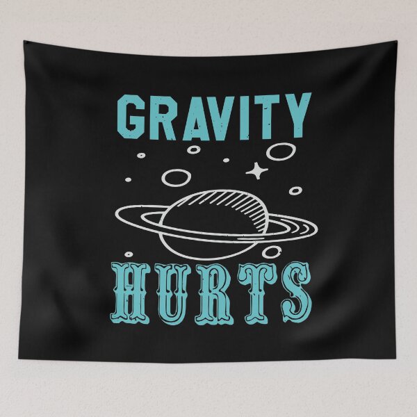 Item preview, Space Nasa Universe | Gravity Hurts | Among Us designed and sold by teamph.