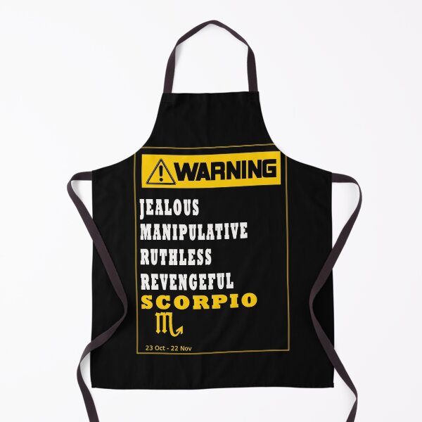 Item preview, WARNING ZODIAC SIGN SCORPIO designed and sold by GraphicMedia.