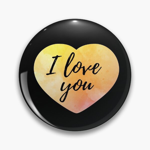 Item preview, i love you yellow heart designed and sold by atevern.