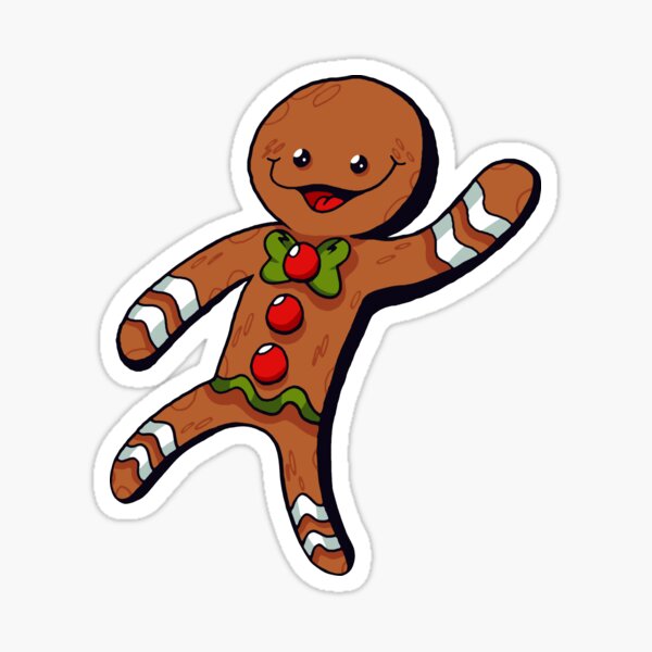 Gingerbread Man - SantaPlayland Sticker