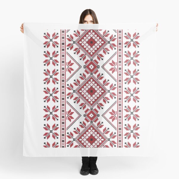 Traditional Motif, Romanian Traditional Motif Scarf
