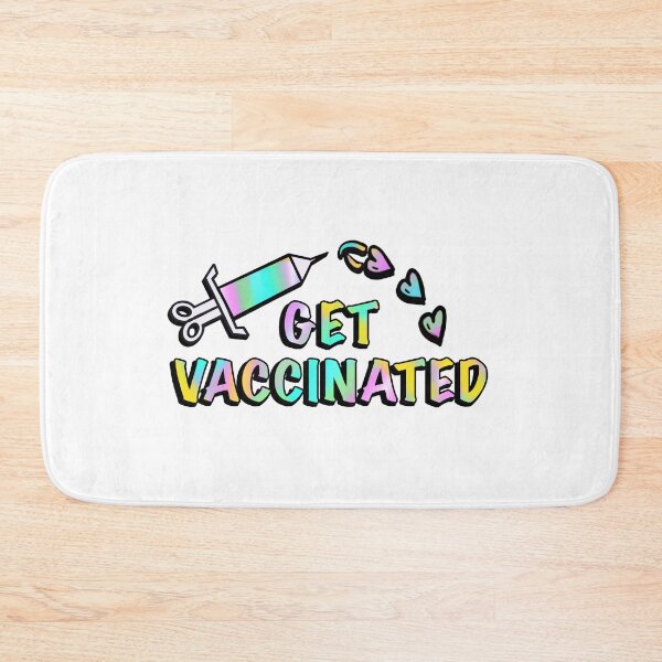 Item preview, Get vaccinated - Rainbow designed and sold by BusyMonkeys.