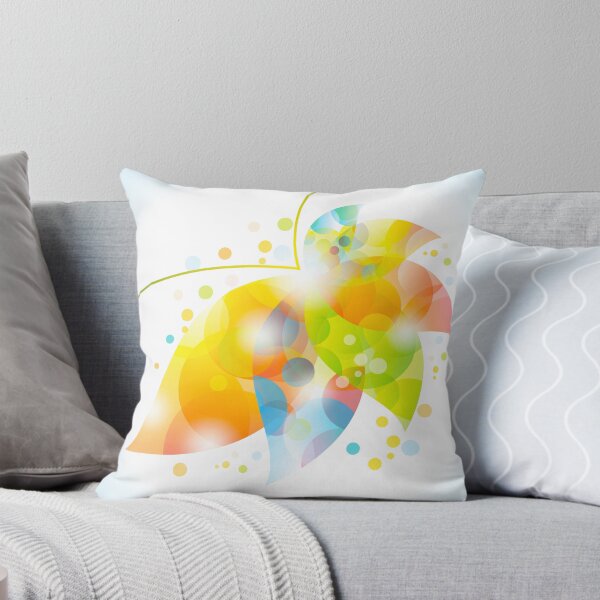 Item preview, colorful abstract flower leaf designed and sold by artgrpx.
