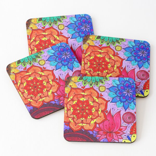 Item preview, Multicolored Zentangle  designed and sold by Romy Cuppernell.