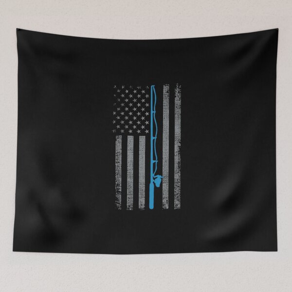 Item preview, American Flag Fishing Vintage Fishing designed and sold by kamilbogaty1.