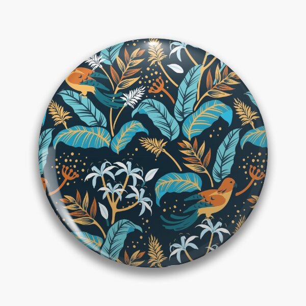 Item preview, foliage with birds & leaf pattern designed and sold by synift22.