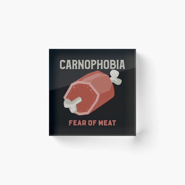 Item preview, Carnophobia - Fear of meat designed and sold by PhobiaStore.