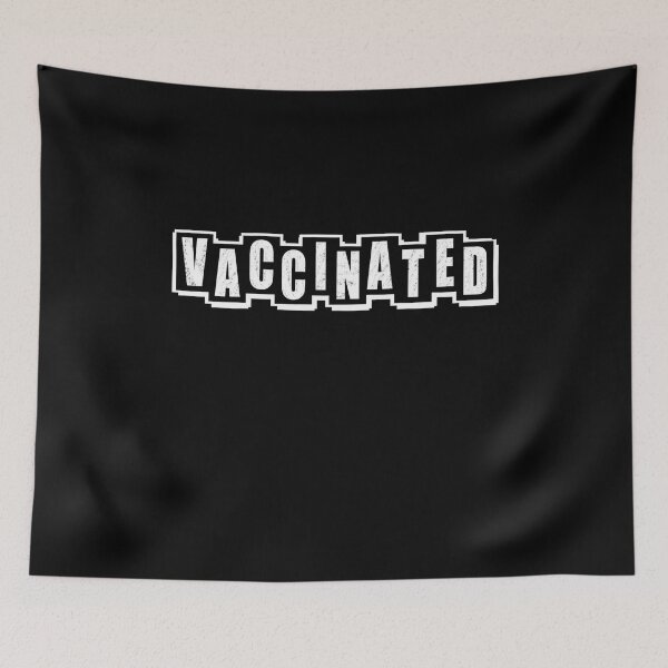 Item preview, Vaccinated - Black designed and sold by BusyMonkeys.