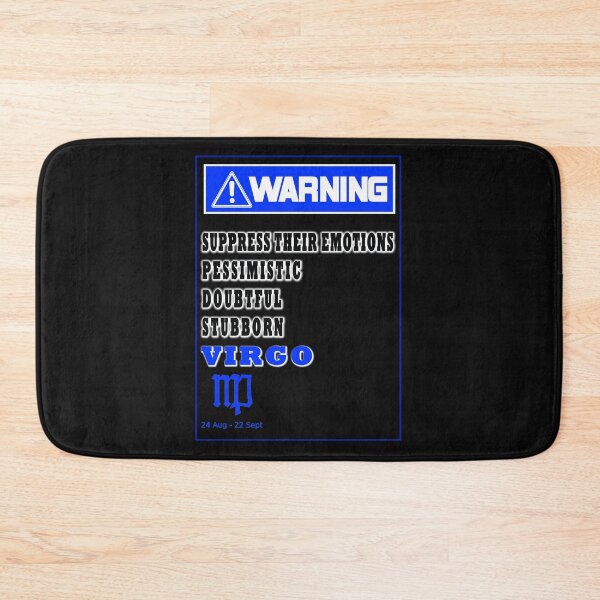 Item preview, WARNING ZODIAC SIGN VIRGO designed and sold by GraphicMedia.