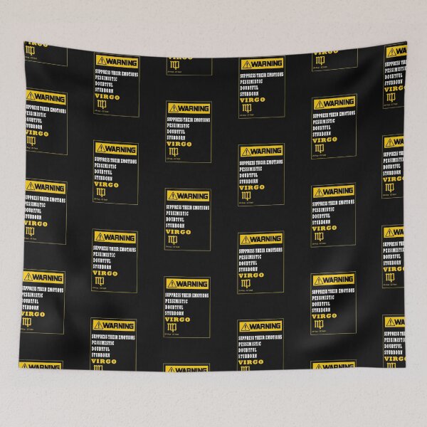 Item preview, WARNING ZODIAC SIGN VIRGO designed and sold by GraphicMedia.