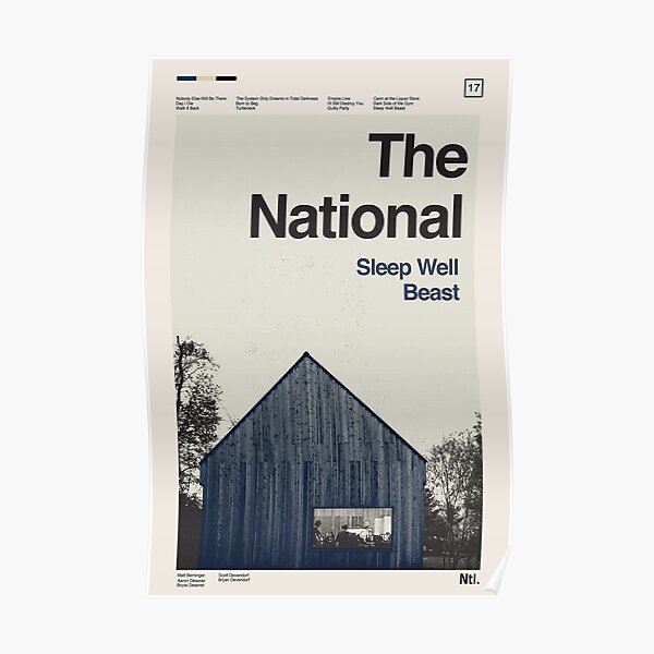 Sleep Well Beast - The National Poster