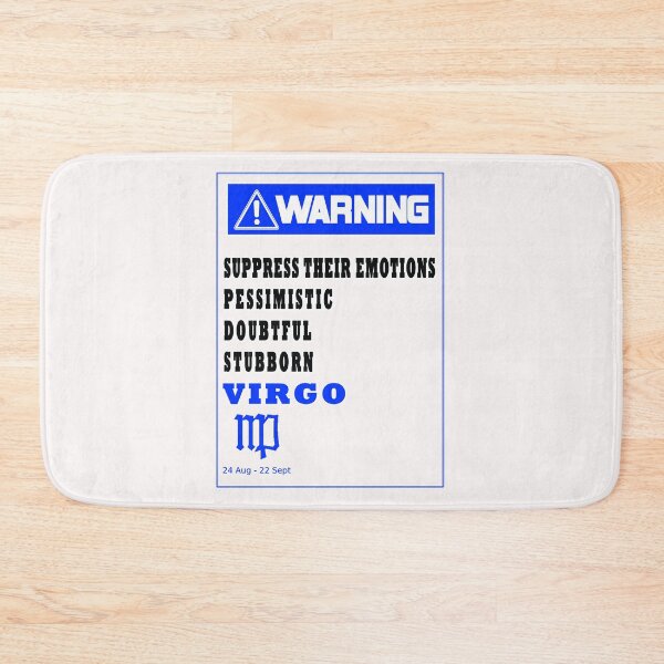 Item preview, WARNING ZODIAC SIGN VIRGO designed and sold by GraphicMedia.