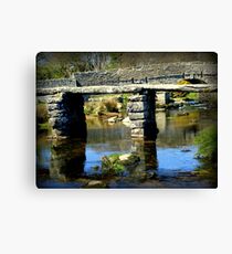 Clapper Bridge Canvas Print