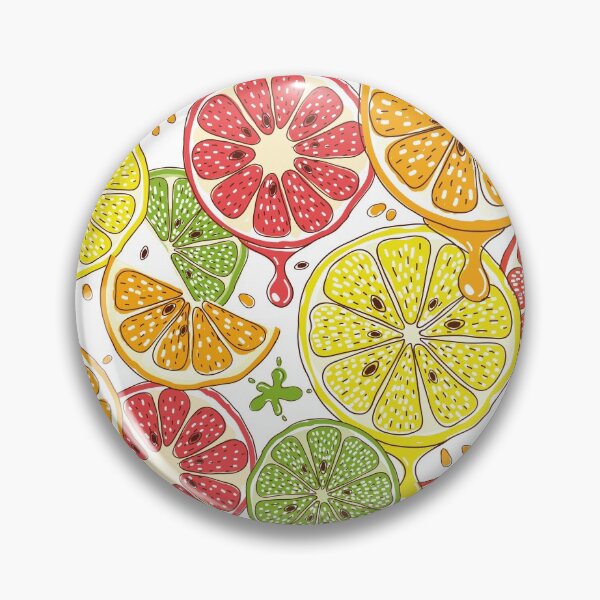 Item preview, Colorful Lemon Pieces Pattern designed and sold by Zetsmo.