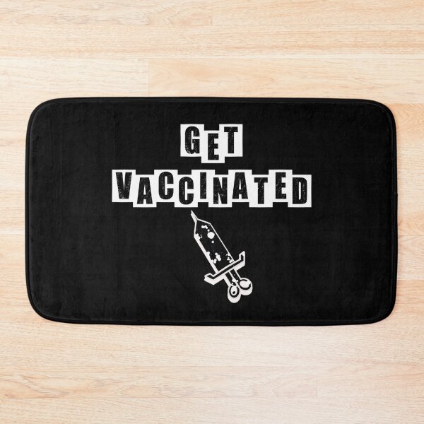 Item preview, Get vaccinated - Black designed and sold by BusyMonkeys.