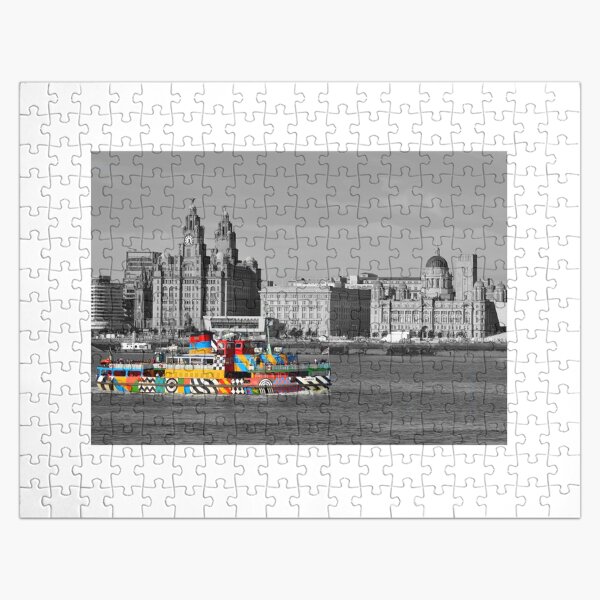 Liverpool Mersey Ferries "Dazzle Ferry" Jigsaw Puzzle
