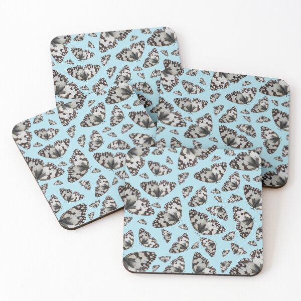 Item preview, Butterfly pattern. butterflies. blue. designed and sold by PrintedDreams.