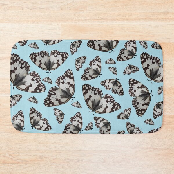 Item preview, Butterfly pattern. butterflies. blue. designed and sold by PrintedDreams.