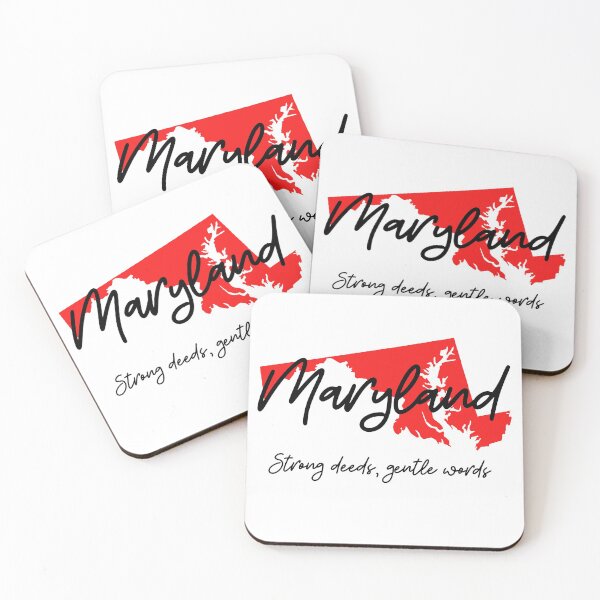 Item preview, Maryland State Motto Strong Deeds Gentle Words designed and sold by Danielle Slade.