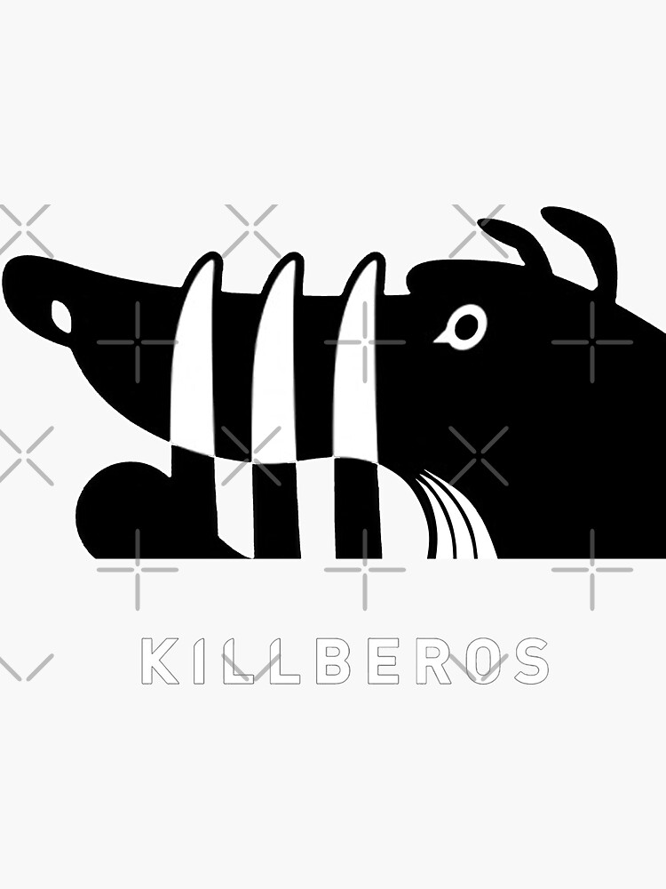 "killberos logo" Sticker for Sale by Atzon Redbubble