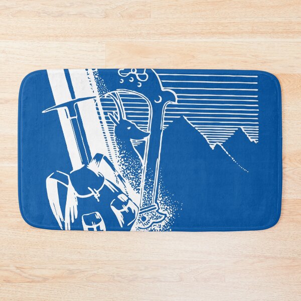 Item preview, Skier en France - Skiing in France - Vintage Mountain Tourism Poster in French Flag Colours designed and sold by Vintage-TM.
