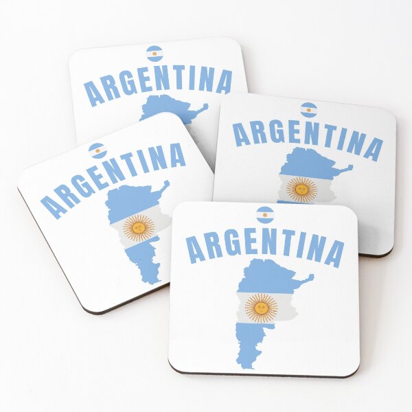 Item preview, Argentina National Team Albiceleste Soccer Football Style Map designed and sold by Hoiho Adventure Shirts.