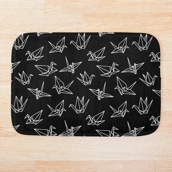 Item preview, Origami paper cranes black and white designed and sold by Muxune.