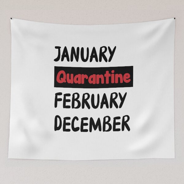 Item preview, January February Quarantine December Funny Lockdown 2020  designed and sold by Stella Clue.