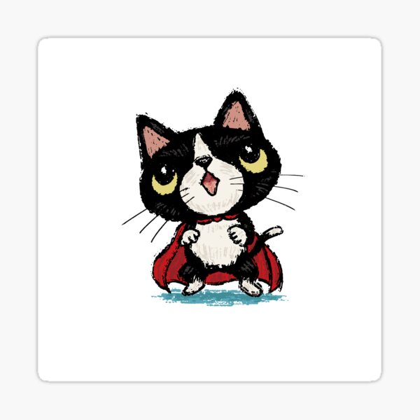 Super kitten Sticker