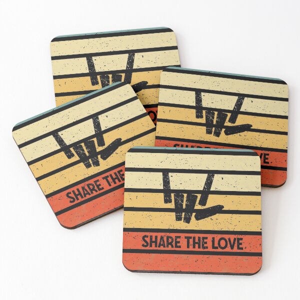 Item preview, Share the Love Vintage retro Sunset designed and sold by tinypurpleland.