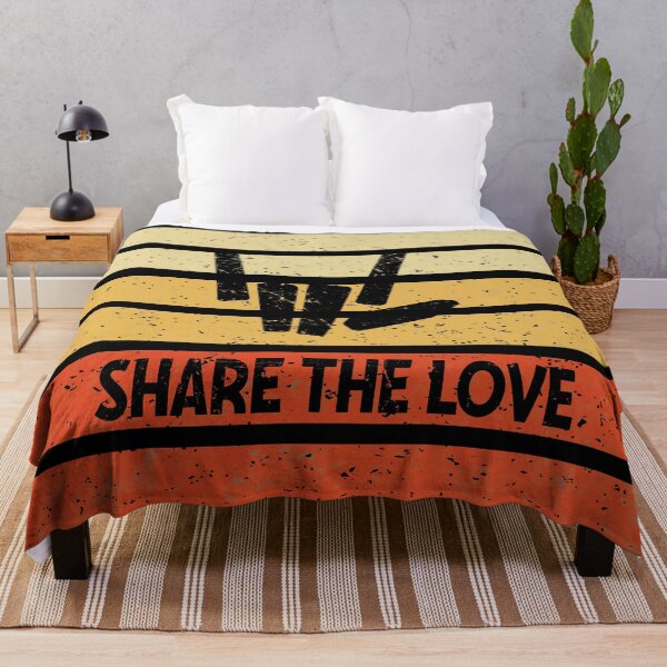 Item preview, Share the Love Vintage retro Sunset designed and sold by tinypurpleland.