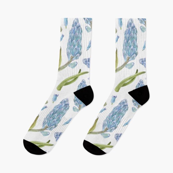 Item preview, Purple Hyacinth Flower Watercolor Seamless Pattern Gifts designed and sold by MiscelChr.