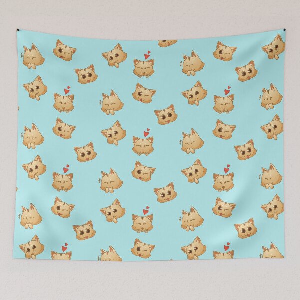 Item preview, Sweet Happy Cub Kittens Face Expression designed and sold by lodarohit.