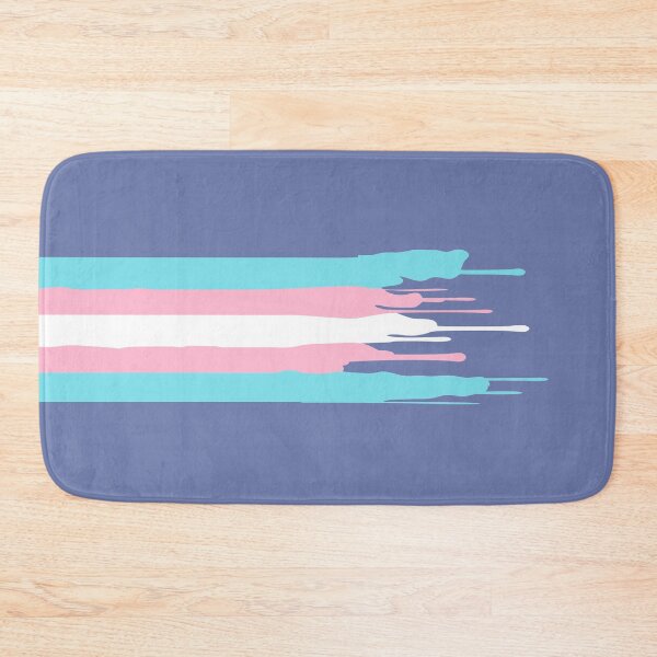 Artikelvorschau, Tropfende Trans-Flagge entworfen und verkauft von SNG12.