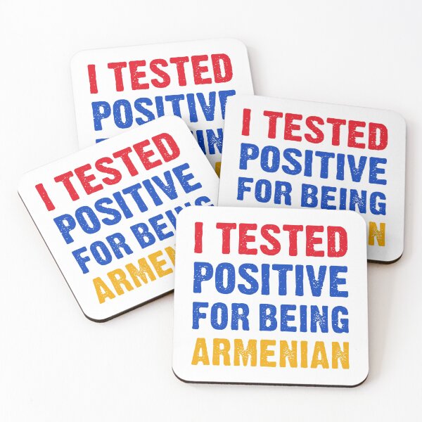 Artikelvorschau, Ich wurde positiv auf Armenien getestet - Armenien-Flagge entworfen und verkauft von T-shirt For You.