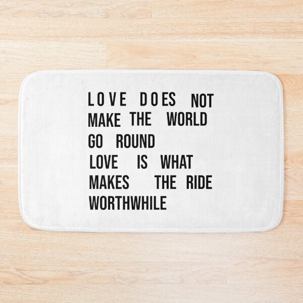 Item preview, Love may not make the world go round quotation t-shirt  designed and sold by KARTICK DUTTA.