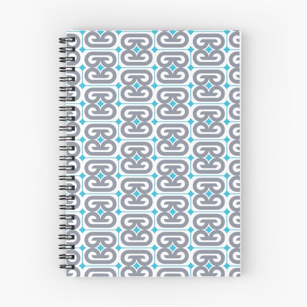 Item preview, Stars & Receivers Geometric Pattern – Medium Gray & Blue designed and sold by RoguePatterns.