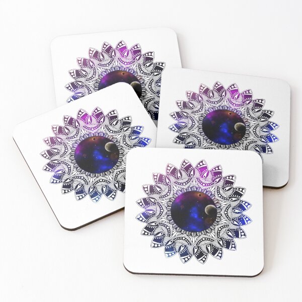 Item preview, Mandala Spiritual Space Yoga Nameste Gift designed and sold by LuminOrb.