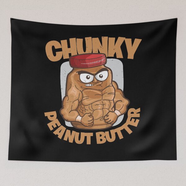 Item preview, Flexing Chunky Peanut Butter Jar designed and sold by mudrockdesign.