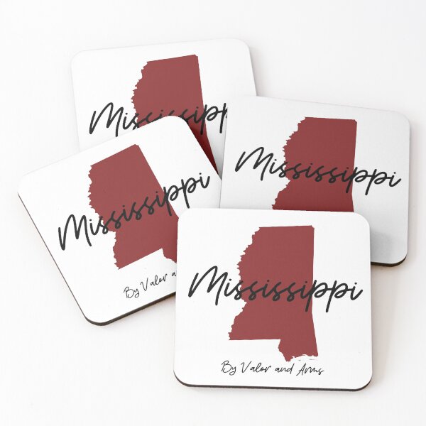Item preview, Mississippi State Motto By Valor and Arms designed and sold by Danielle Slade.