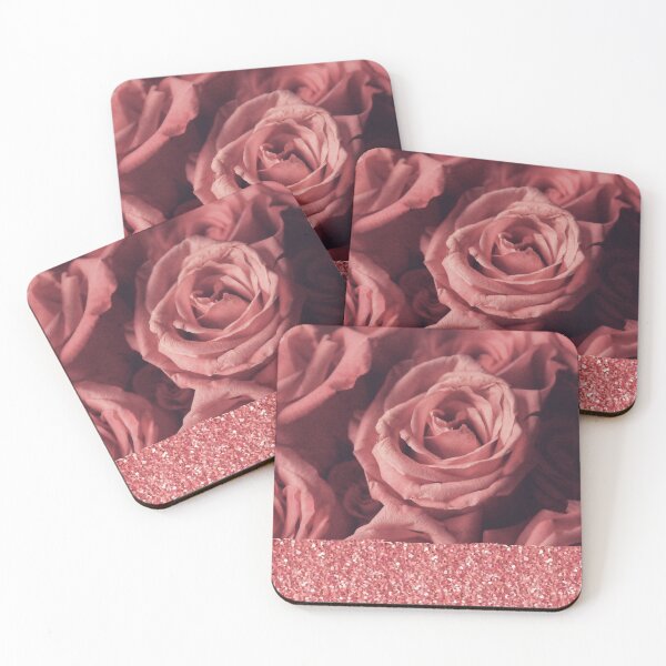 Item preview, golden pink roses designed and sold by crissenshop.