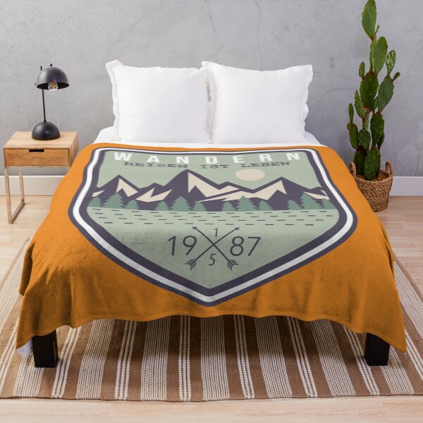 Item preview, Hiking | Travel is life | German hiking | Black hiking t-shirt designed and sold by Ainbowz-Artwork.